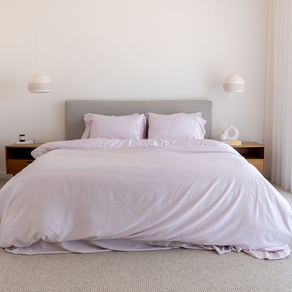 Bamboo Quilt Cover - Lilac